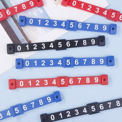 2 Piezas Marcador Contador de Futbolín Unidades de Puntuación Juego de Mesa 10 Números Para Porteros de Fútbol Mesas Estándar Marcador