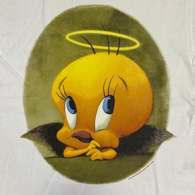 [Б/У] Looney Tunes Твити 90-е Ангел Ангел Футболка Официальная