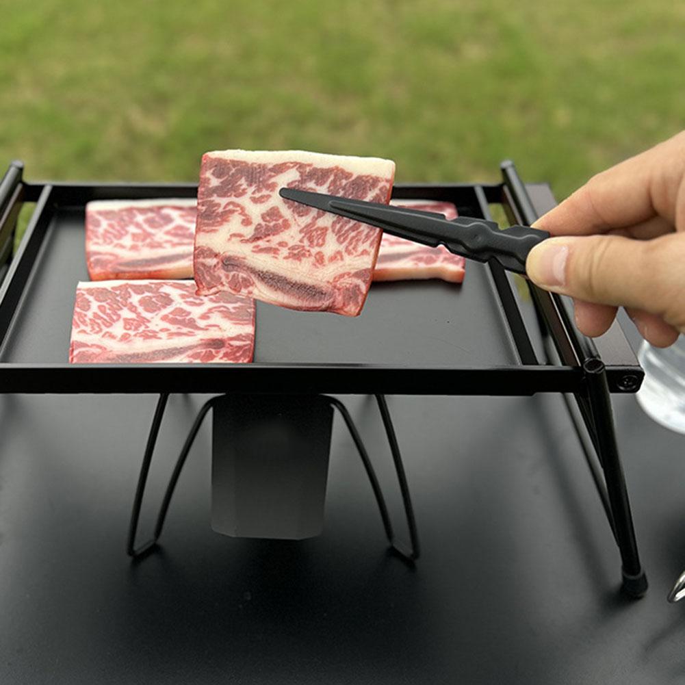 304 Stainless Steel Food Clamp Food Kitchen Cooking Tools 21.5cm 8.46in*2cm 0.79in Ergonomic Food Clips Comfortable Grip China Mainland