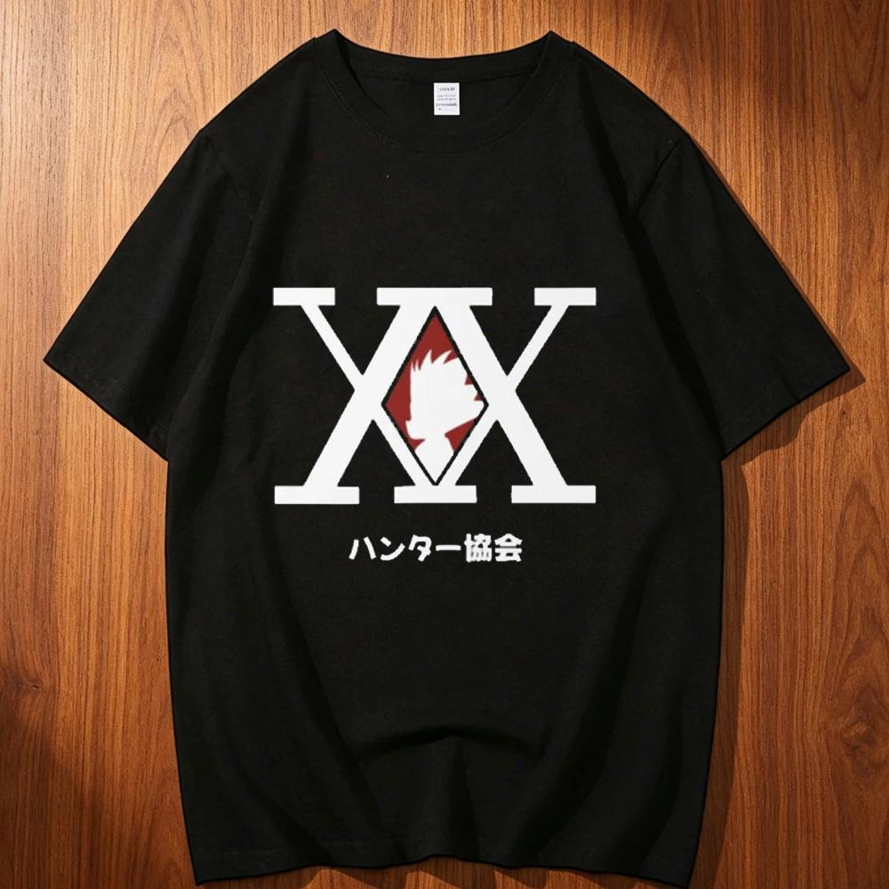 Hunter x Hunter cotton tshirt teen Colorful Punk graphic Pastel University top tees aesthetic Punk Breathable Graphic graphic