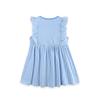 Modă Copii Rochie Fete Brodată cu Iepurași Bumbac Tricotat Rochie Fără Mâneci Prințesă Copii