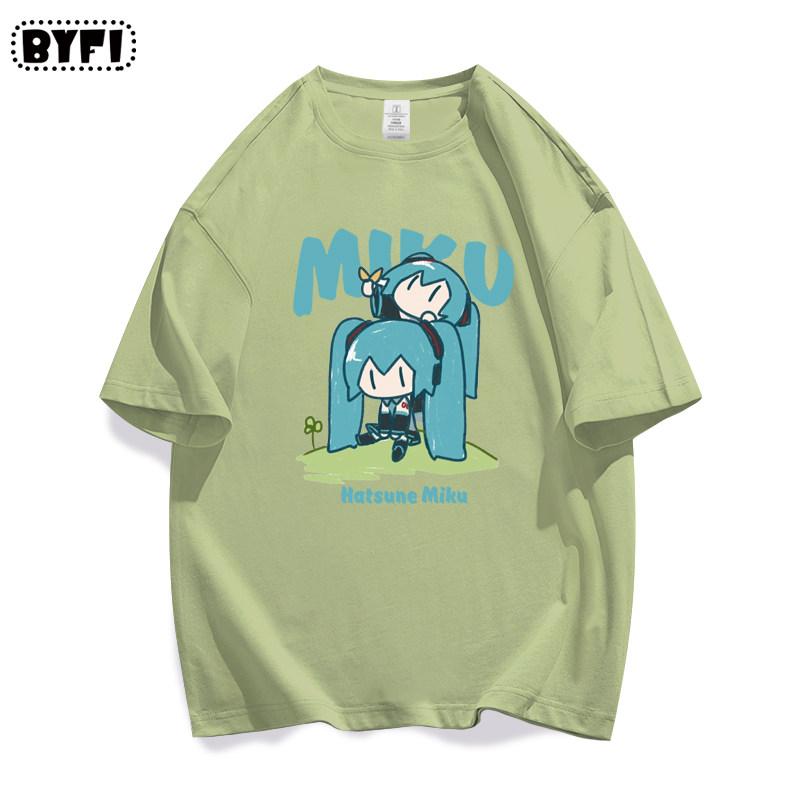 Cotton Cartoon Printed Top Short Sleeve Casual Versatile T-Shirts Women’s