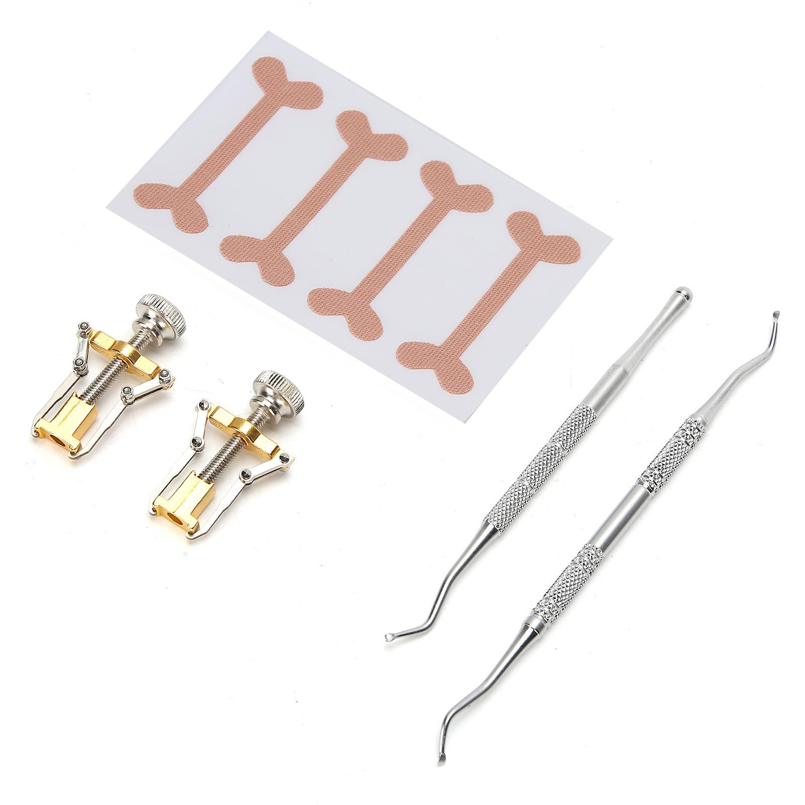 

5шт набор инструментов для педикюра вросший ноготь ортопедическая коррекция фиксатор патч маникюр уход