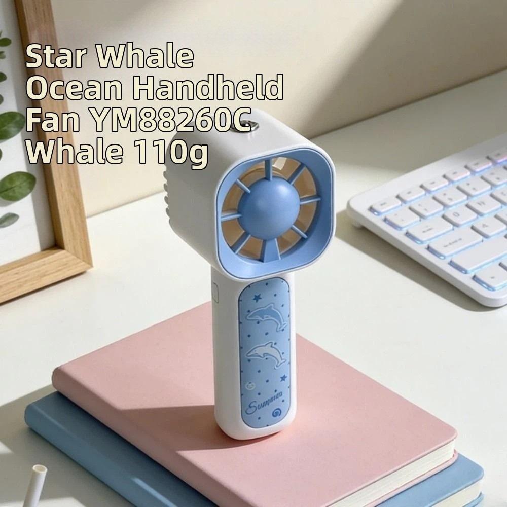 USBRechargeable Pocket Carabiner Fan 3 Gears Cooling Fan Mini Handheld Fan Summer Essentials