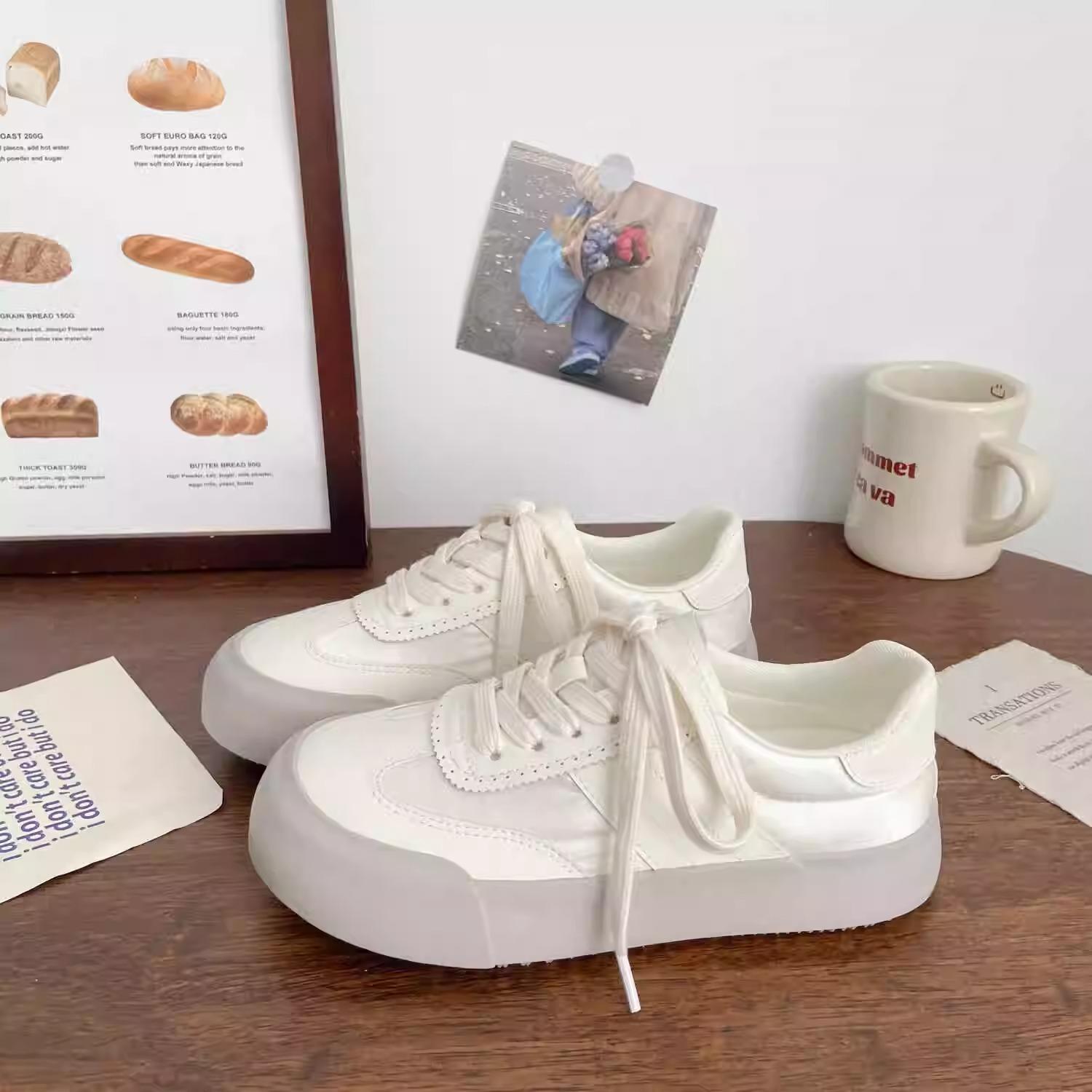 

Thin thick-soled women s summer thin board shoes are popular 2025 new versatile fashion moral training shoes sports and leisure shoes women 35 белый