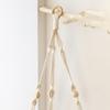 Corner Shelf Macrame Wall Hanging Wood Floating Shelves Rustic Boho Wall Shelf Decor Storage Rack for Plants Pots Photo Frames