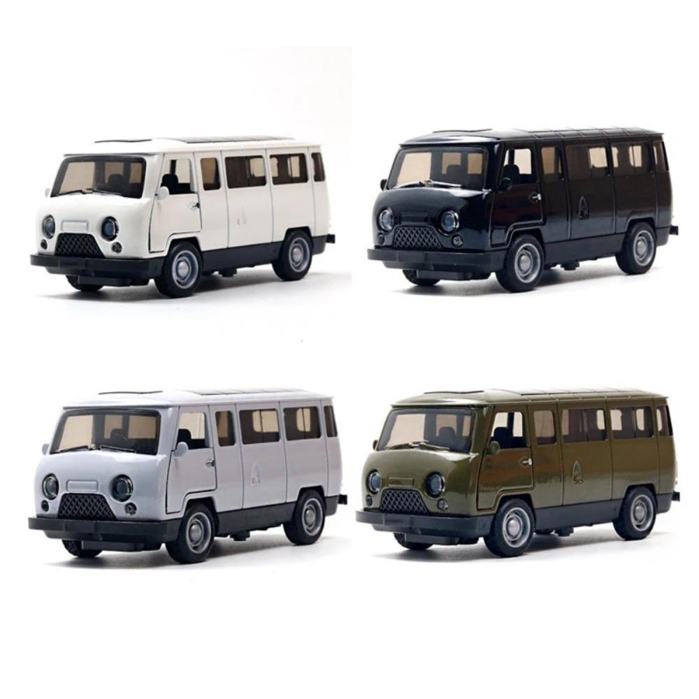 1/36 UAZ Travelers Bus in Lega Modello di Auto Giocattolo in Metallo pressofuso Veicoli per Tour Cittadino del Traffico Modello di Auto Simulazione Pull Back Regalo per Bambini