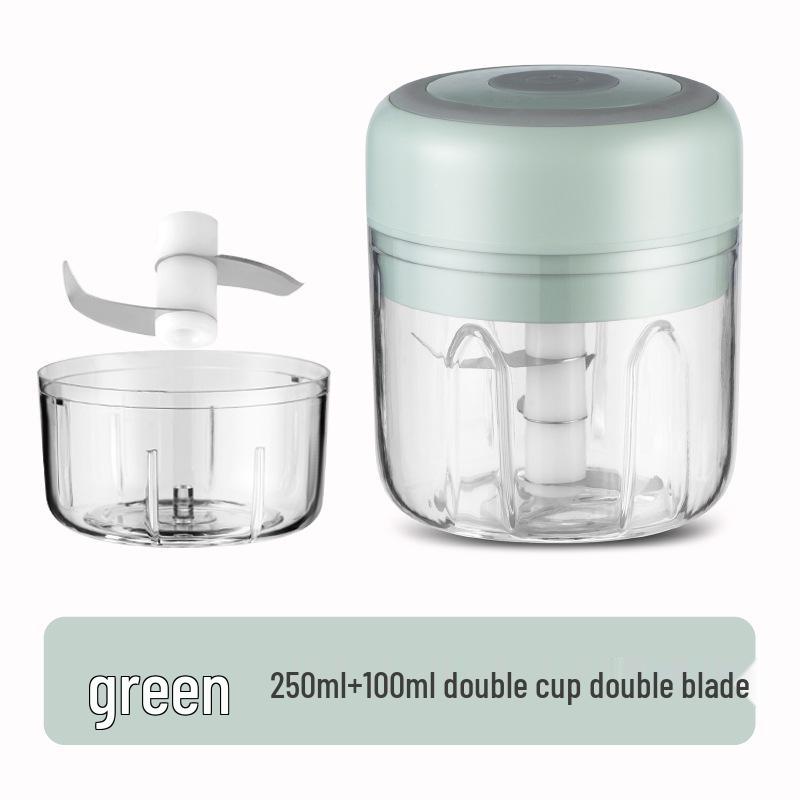 Elektrisk hvitløks- og kjøttkvern: Mini matkutter, kvern og skreller for husholdnings- og babymat