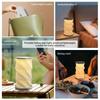 1Pc Outdoor Portable Folding Table Lamp Dimmable Paper Lantern for Camping Traveling Tent Night Light Emergency Home Bedroom Decor