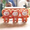 Cute Adorable Plush Fox Keychain Pendant Soft Stuffed Toy For Bags And Accessories