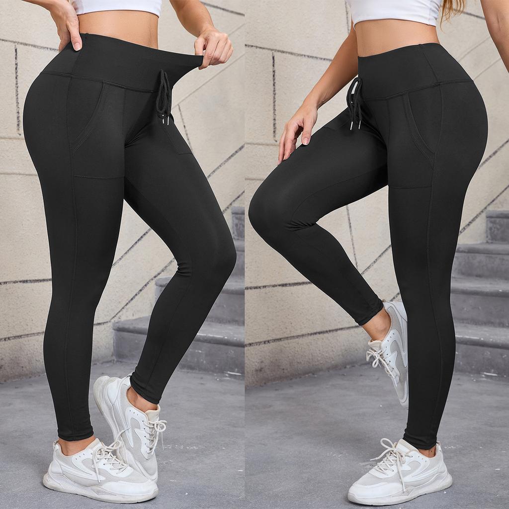 New compression sports yoga pants outdoor training high waist yoga fitness trousers running leggings