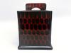 [USED]Kamakura-bori Owl-Themed Storage Box with Handle (Traditional Craft Lacquered Wood Carving)