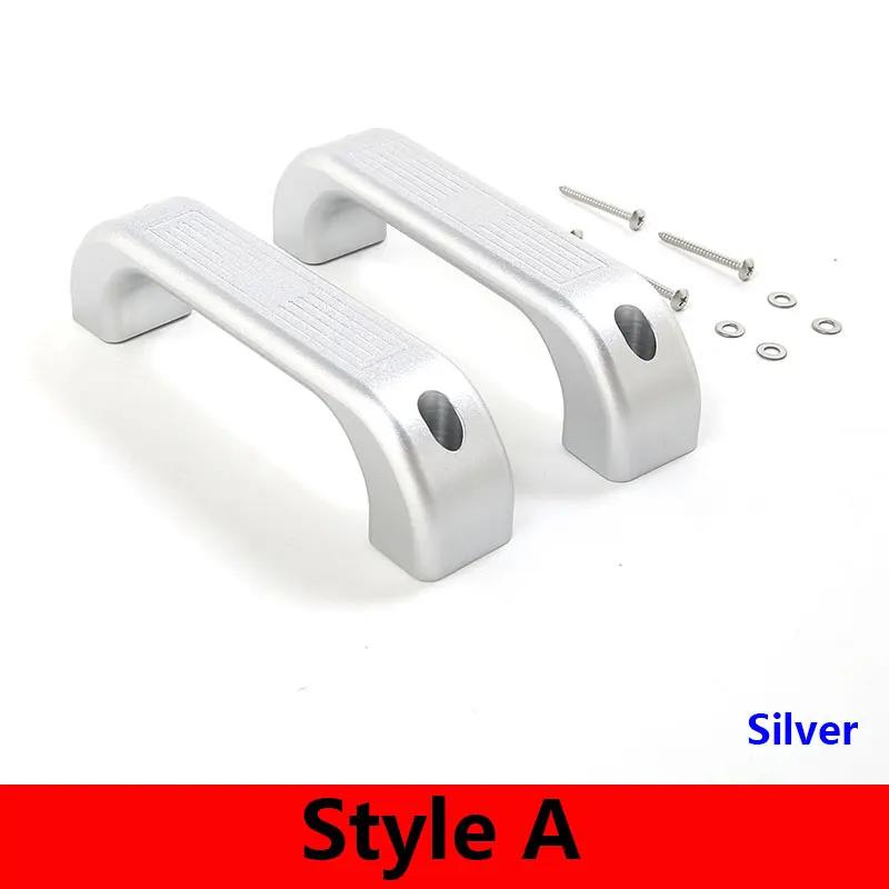 For Land Rover Defender 90 110 130 2014-2018 Aluminum Alloy Black Car Door Handle Trim Interior Car Accessories