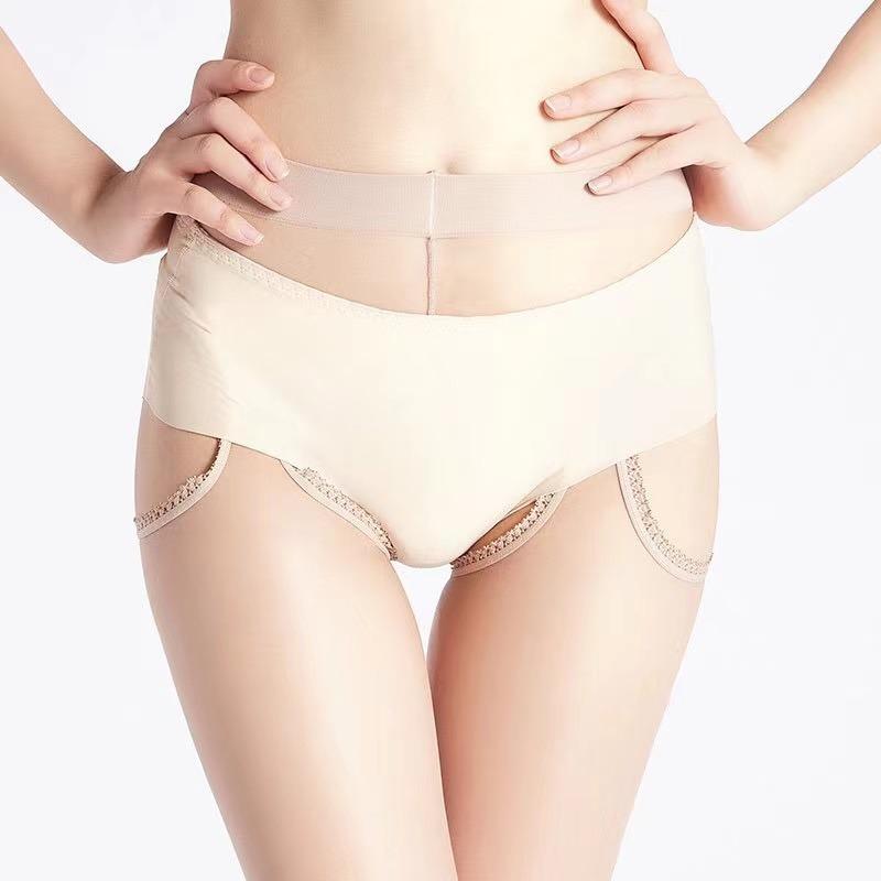 

Колготки открытые прозрачные женские колготки с вырезом ультратонкие нейлоновые колготки эластичные чулки женские девушки one size телесный