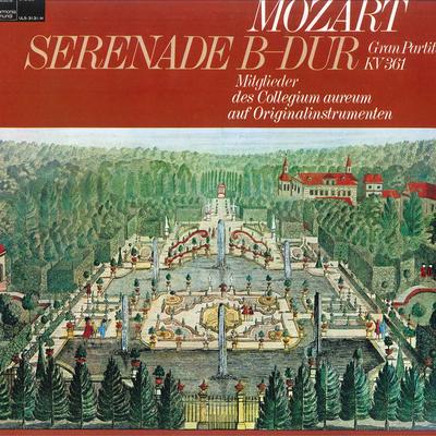 LP Record MITGLIEDER DES COLLEGIUM AUREUM  Mozart Serenade Bdur Kv. 361 Gran ULS3131H DEUTSCHE HARMON 1979 Japan Obi Classical Used