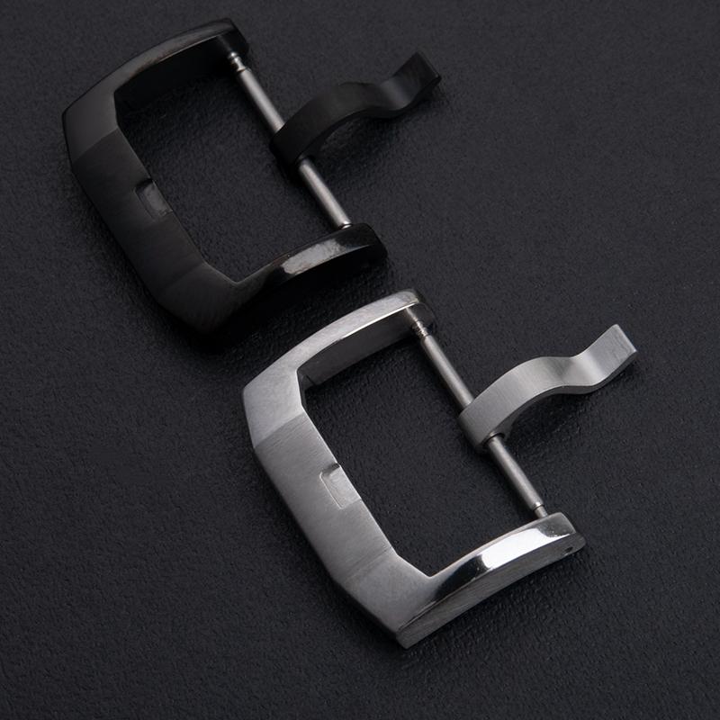 20mm Stainless Steel Pin Buckle Black Silver Quality Watch Clasp Fit For TAG Strap For Heuer watchband Wristband Acessories