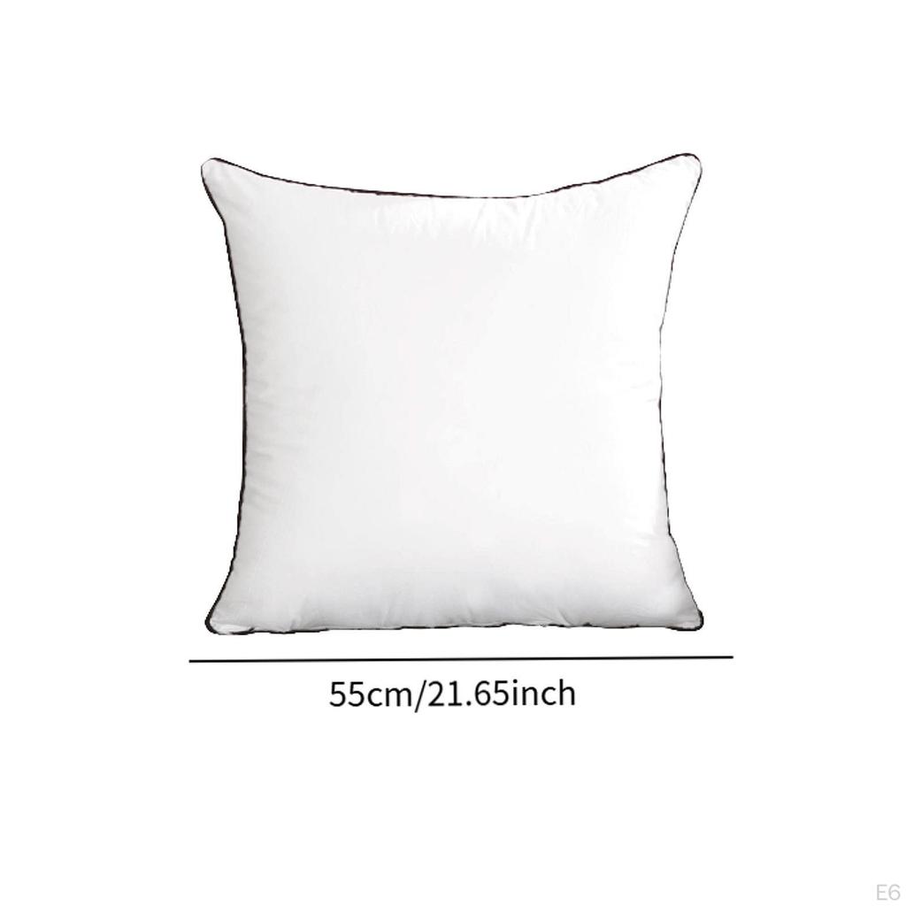 Cushion Inner Pad for Decorative Pillow, Square Shape with Zipper