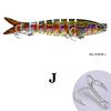 New Lure Multi Section Bait 19g Lure Plastic Bait Multi Section Fish Hard Bait