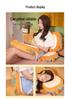 Cat Belly Memory Foam Summer Pillow - Cool Dormitory Cushion with Slow Rebound Core
