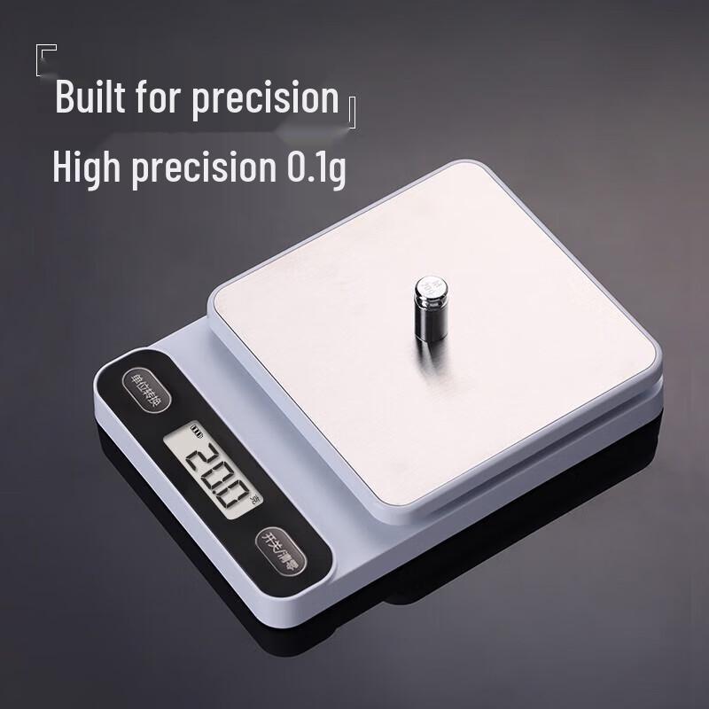 

Baijie Rechargeable Digital Kitchen Scale for Baking and Food, 0.1g Precision, 5kg Capacity