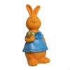 Bunny Figurine Ornament Animal Sculpture for Indoor Patio Office Shelf