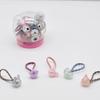 Flashing Bear Hair Ties for Kindergarten Girls - Gentle, Colorful Rubber Bands