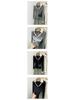 Camicia da Donna a Maglia con Collo Polo Spliced di Design, Look Elegante a Due Pezzi, Autunno/Inverno 2026.