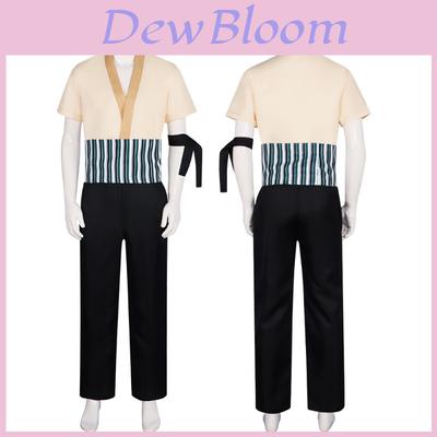 Wersja z życia wzięta Kostium cosplay Zoro z filmu One Piece Zestaw kompletny do odgrywania ról