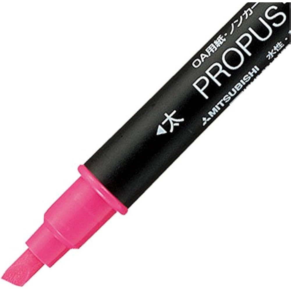 Mitsubishi Pencil Highlighter Propus 2 Bold and Fine, 5 Colors PUS101TN5C