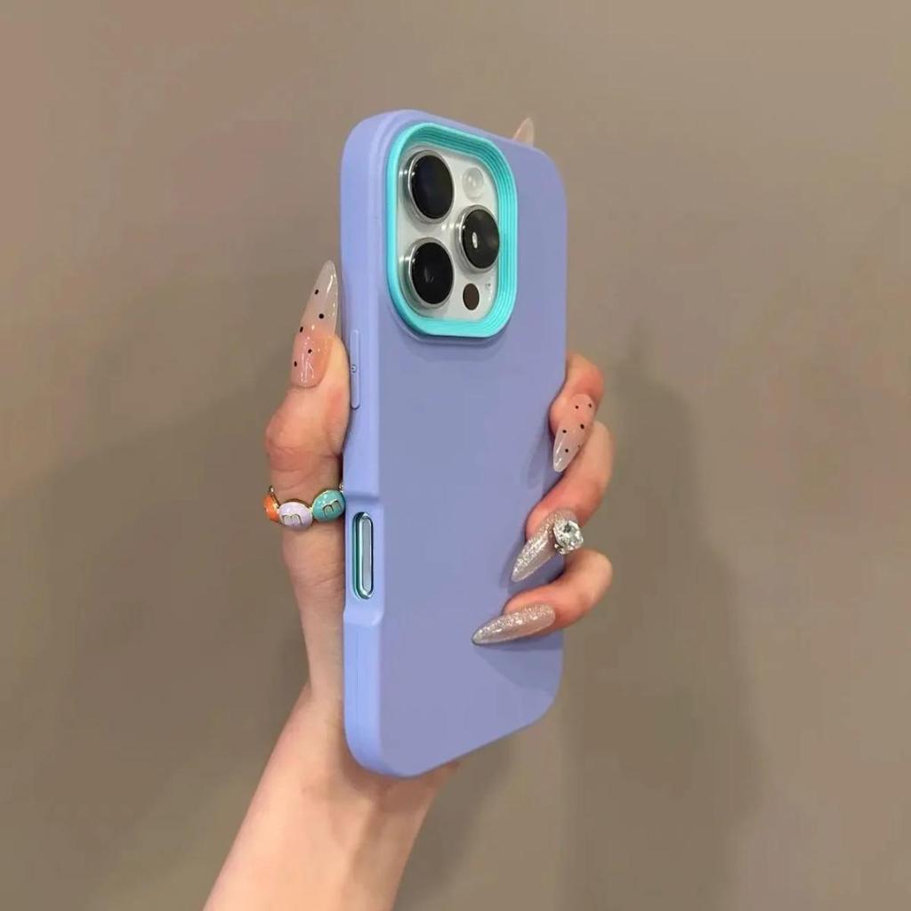 Bonbonfarbene Flüssigsilikon-Handyhülle für iPhone 17 Air 16 Plus 15 ProMax 14 13 12 Mini 11 Pro Max Harter Stoßfänger Stoßfeste Abdeckung