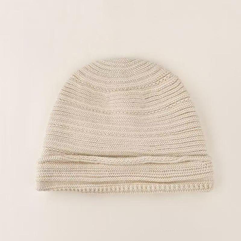 Women's Autumn & Winter Knitted Beanie - Korean Style, Versatile, Warm Wool, Fashionable Cold-Weather Hat