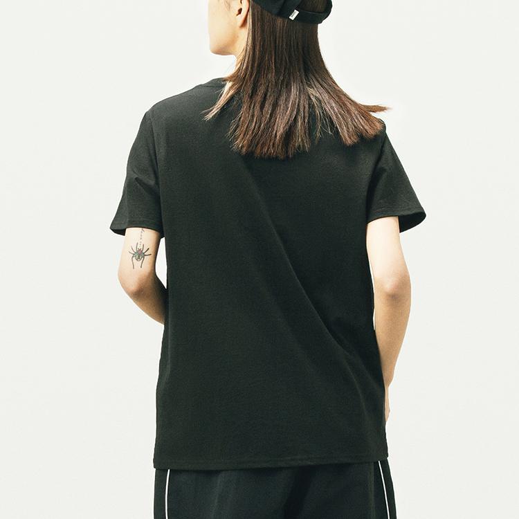 Vans T Shirts Women's Black Crew Neck Moderate Straight Fit VN0A5F1XBLK