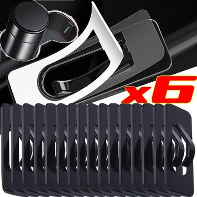 Selbstklemmender Begrenzungs-Fixierclip Auto-Becherhalter-Pad Verriegelungs-Nachrüst-Fixierclip Universal-Konsolen-Schlitz-Verriegelungszubehör 3/6 Stück