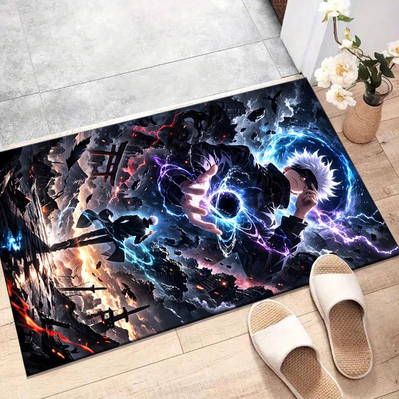 Gojo Satoru (2)Printed Area Rug Carpet for Bedroom Living Room Home Decor Rugs Mat Non Slip Mat Rug for Bedside