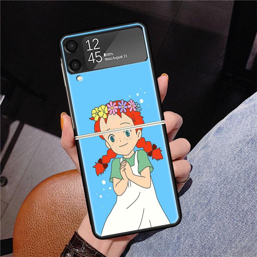 A-Anne Of Green Gables Shirley Phone Case For Samsung Z Flip 7 6 5 4 3 Galaxy ZFlip7 ZFlip6 ZFlip5 ZFlip4 ZFlip3 5G Print Cover