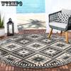 Carpet Living Room Round Anti Dirty and Anti Slip Tea Table Mat Bedroom Easy To Maintain Bedside Carpet Cradle Mat
