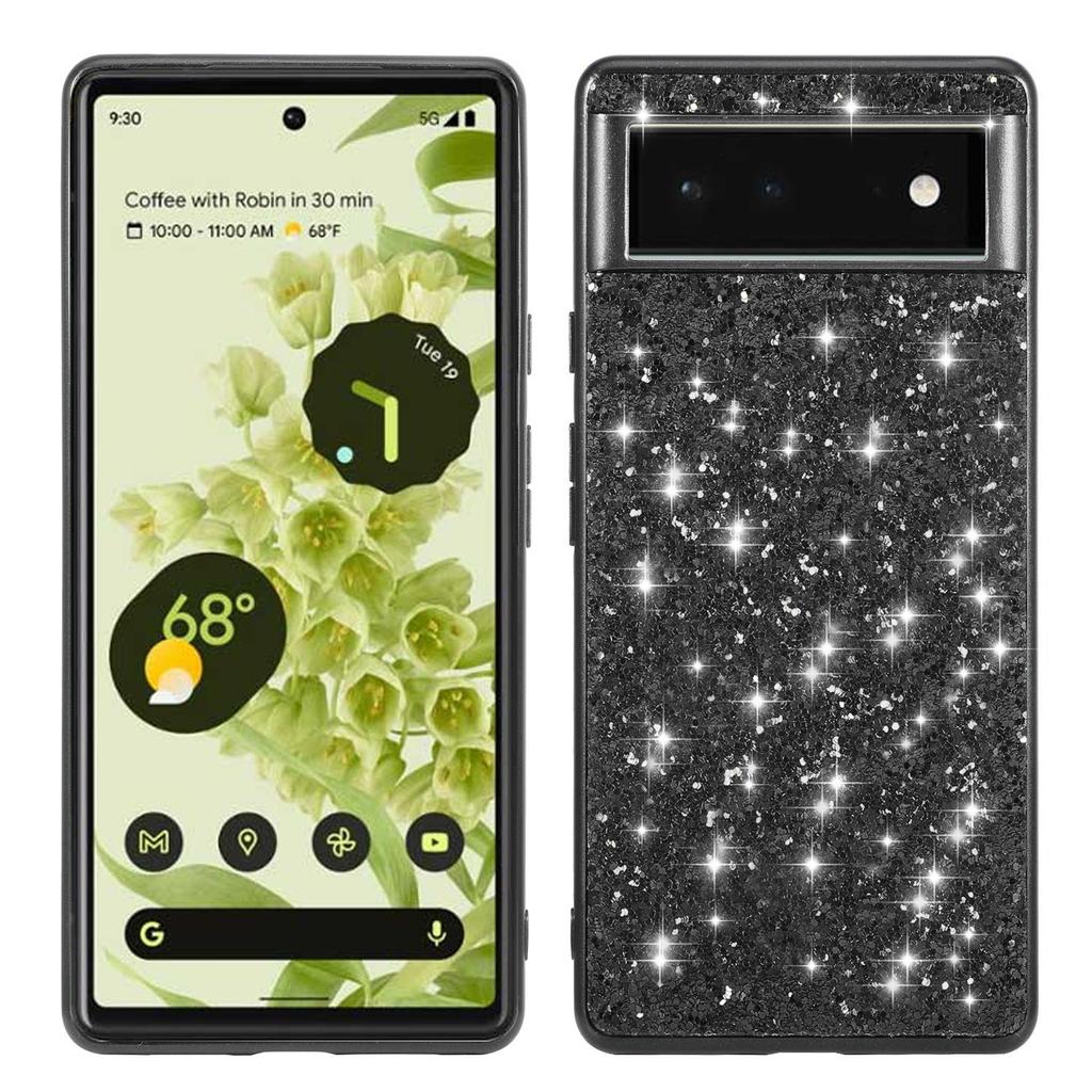 Google Pixel 7A/8Pro Electroplated Glitter Rhinestone Phone Case - Full Coverage, Drop-Proof