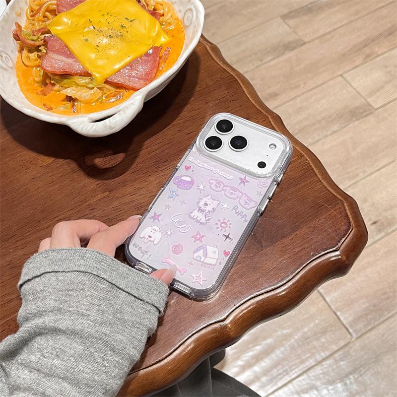 

Frizzy Westie Puppy Doodle iPhone 17/16/15/14 Case for Women iPhone 17