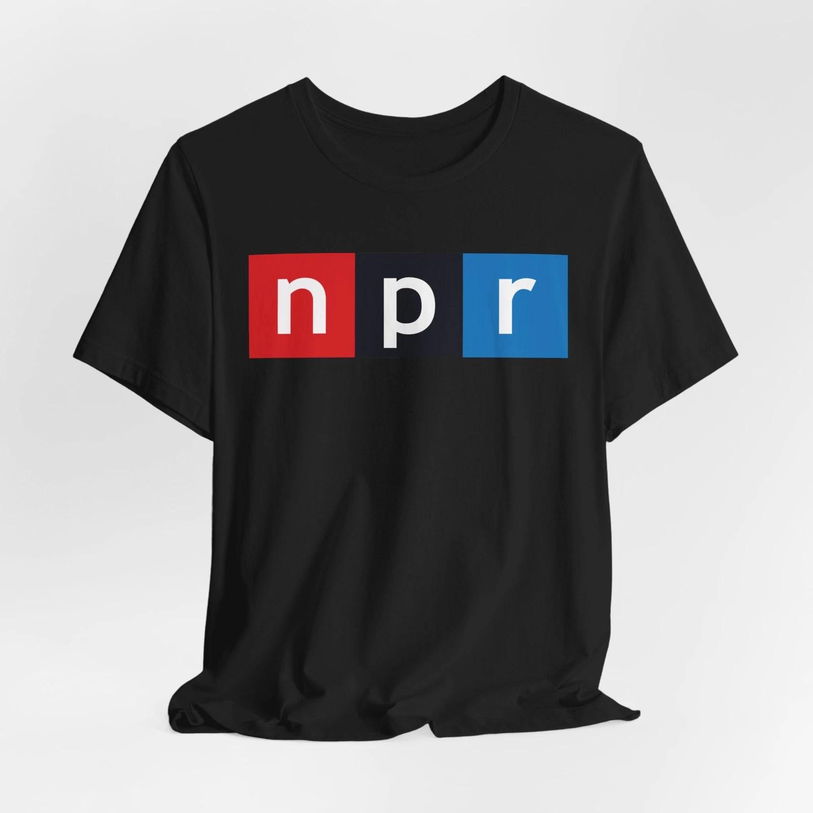 Unisex Adult Vintage Graphic NPR Radio Logo Classic Graphic isex T-... L