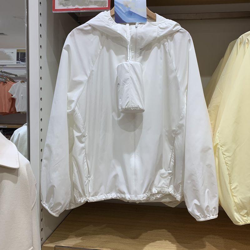 

Fitting Room Japan fashion Spring Women clothes Portable UV Protection Hood Sun Protection Clothing Lightweight Outerwear Y474175 Milky White M