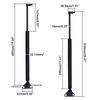 2 Stück für 2007-2021 Toyota Land Cruiser 200 Serie/Lexus LX570 (J200) Hinten Heckklappe Trunk Boot Gas Streben Lift Unterstützt Stoßdämpfer