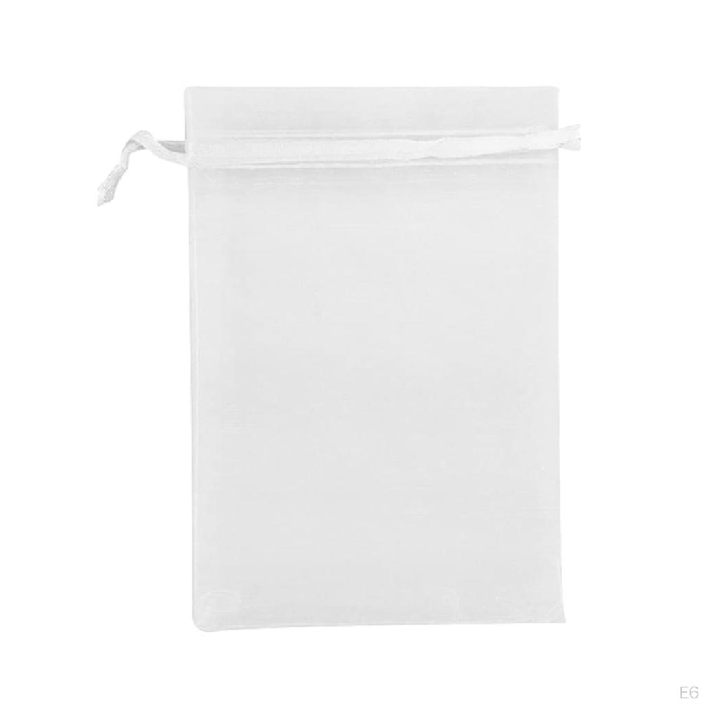 100 Protection Bags, Fruit Mesh Bags with Drawstring,