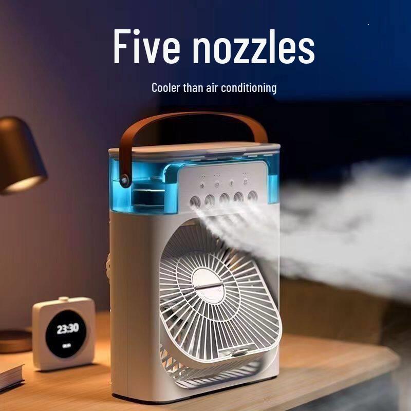Compact USB Air Conditioner & Humidifier Cooling Fan