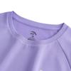 Anta Training Short Sleeve Knitted Top Summer T-Shirt Women tops Phoenix-Dance-Purple 962627116-3