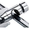 Shower Holder Bracket, Adjustable Replacement Shower Holder 18-25 Mm ABS Shower Head Bar Mount, Uphill With Chrome Finish, Grey