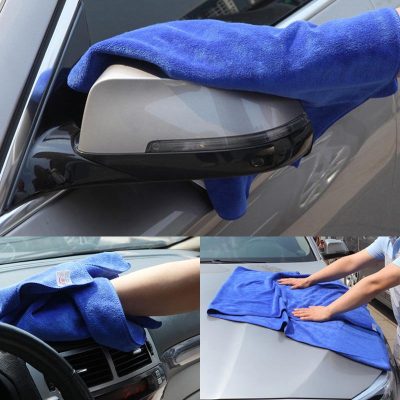 SEAMETAL Ręcznik do mycia samochodu 400GSM Mikrofibra Wysoka absorpcja wody Ręczniki do czyszczenia Pogrubiona Miękka Ściereczka do mycia i suszenia samochodu