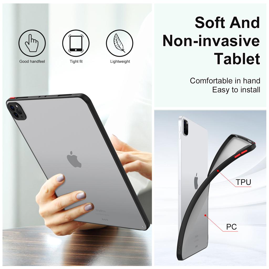 TPU Soft Back Case For iPad Air 5 4 10.9inch 10.5 2022 Ultra-thin Protection Cover For iPad Pro 11 iPad 10.2 Ipad9.7 Mini6 8.3in