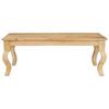 Coffee Table Brown 110 x 55 x 40 cm Solid Mango Wood