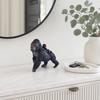 Gorilla Resin Statue, Sitting Monkey Figurine Sculpture, Industrial Home Decor for Living Room Office Desk Bookshelf, Industrial Modern Home Decor