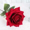 44 Inch Artificial Red Rose Flower, Single Red Rose with Stemfor Valentine's Day Mother's Day Wedding Party Home Decor Centerpieces Anniversary Decor